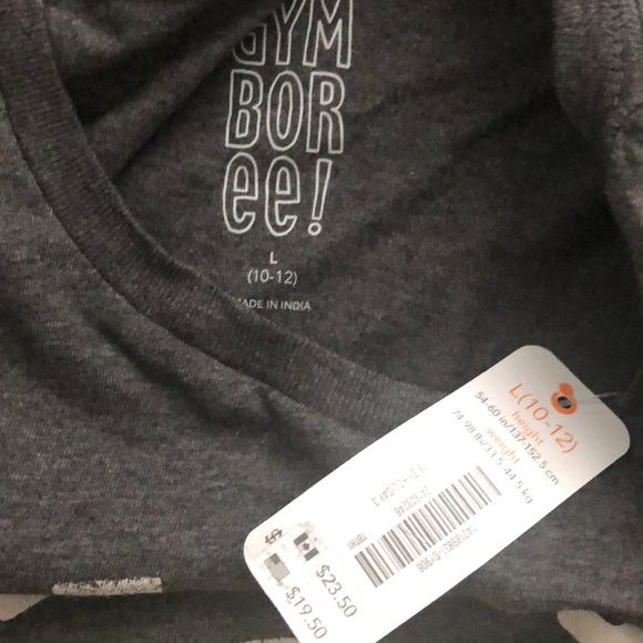 Gymboree 100% Cotton dark Gray girl’s T-shirt - Picture 5 of 6